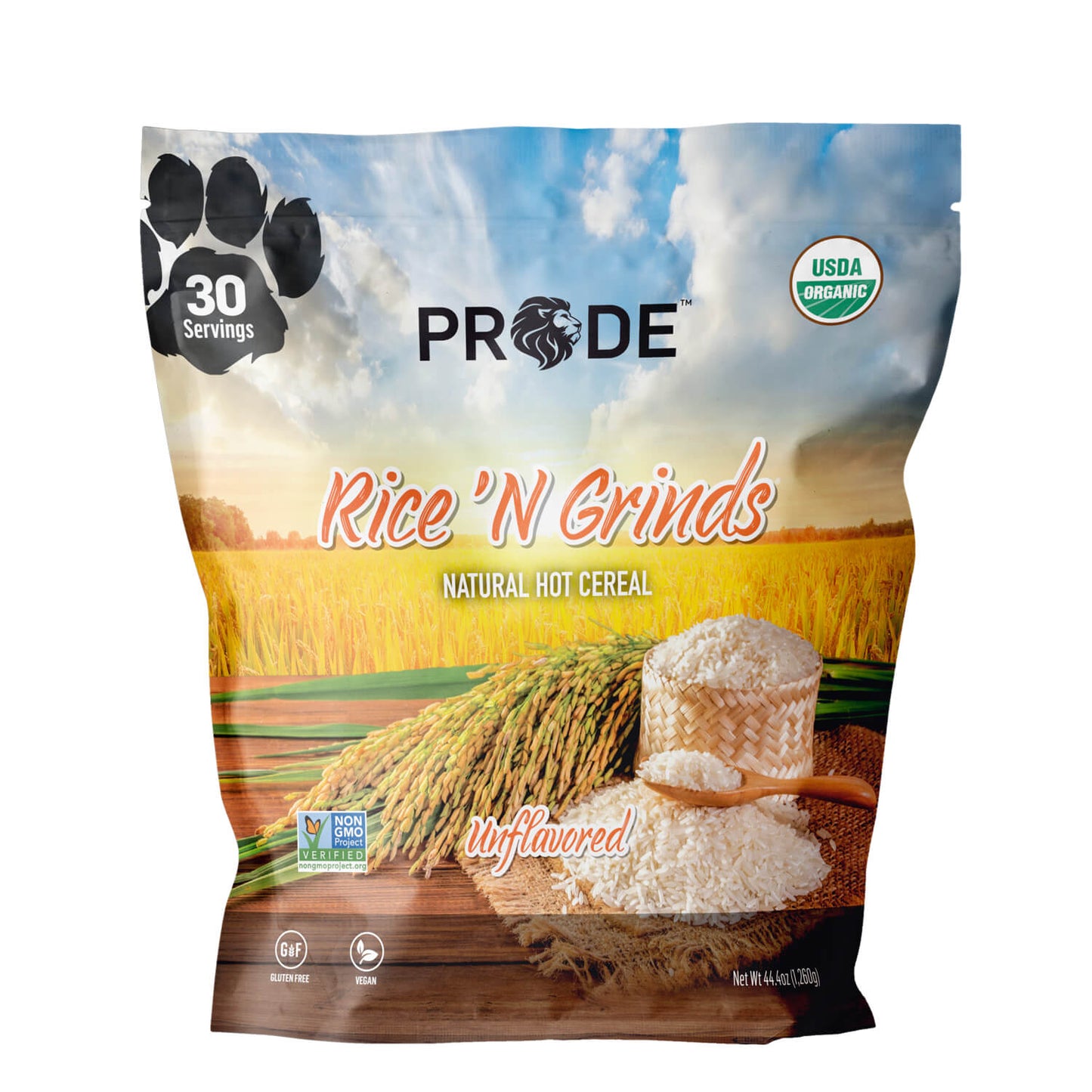 Rice 'N Grinds - Natural Hot Rice Cereal