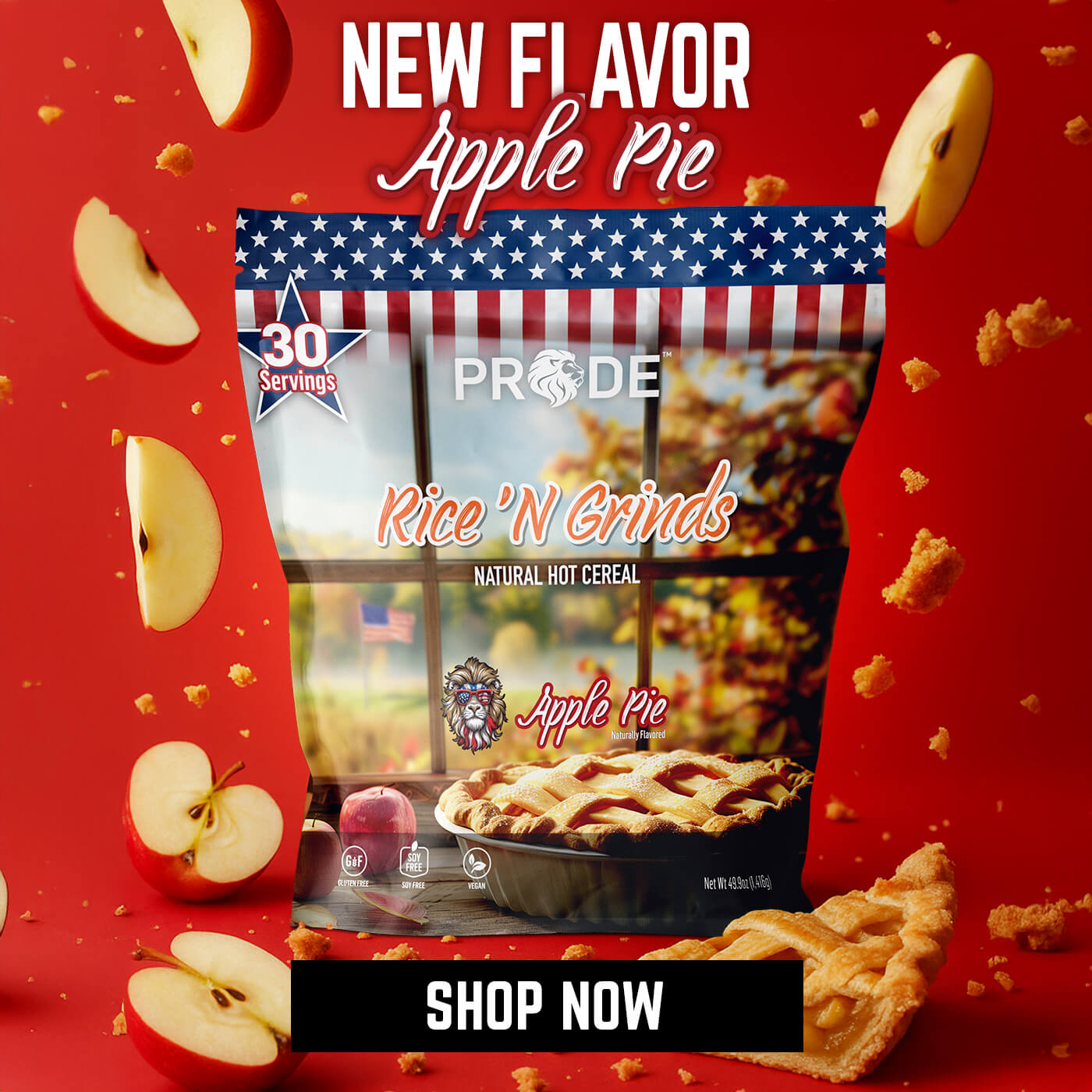 Rice 'N Grinds - Apple Pie Now Available