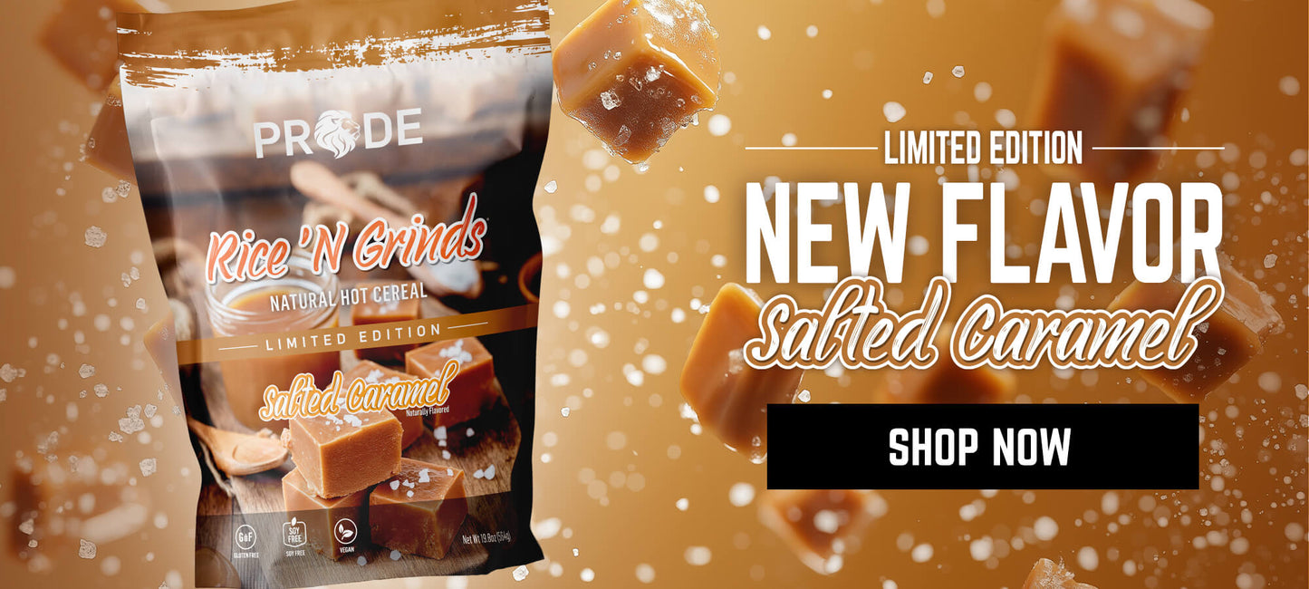 Salted Caramel Rice 'N Grinds - Now Available