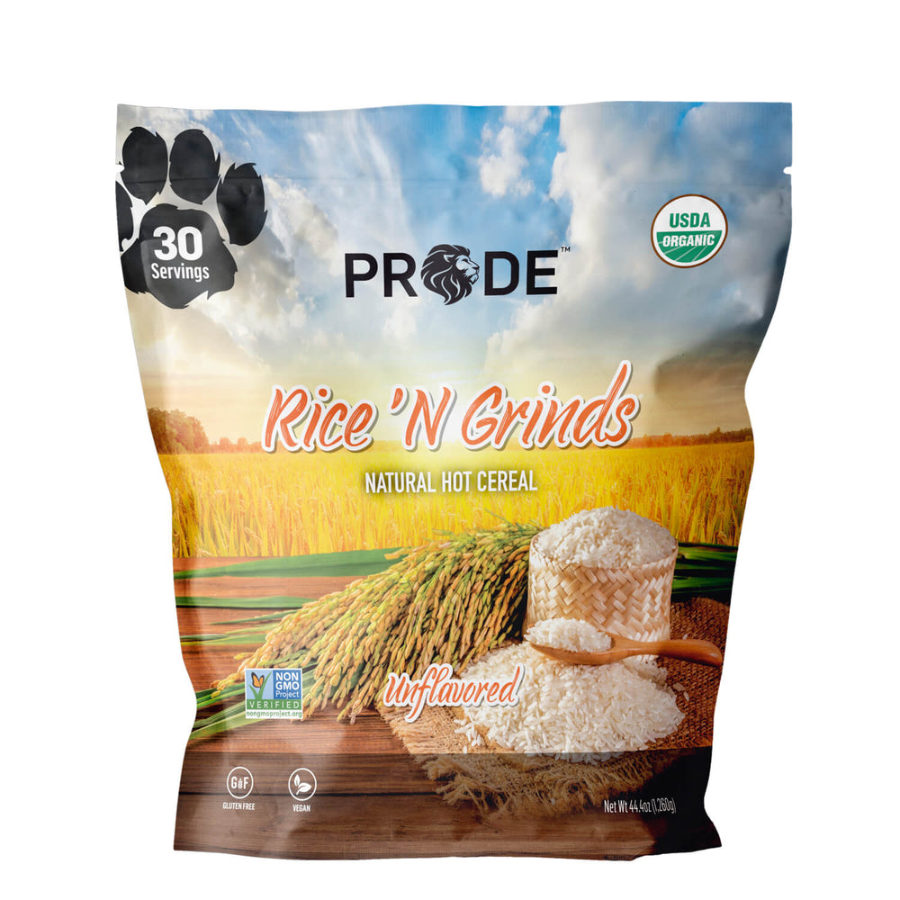 Rice 'N Grinds - Natural Hot Rice Cereal (Unflavored)