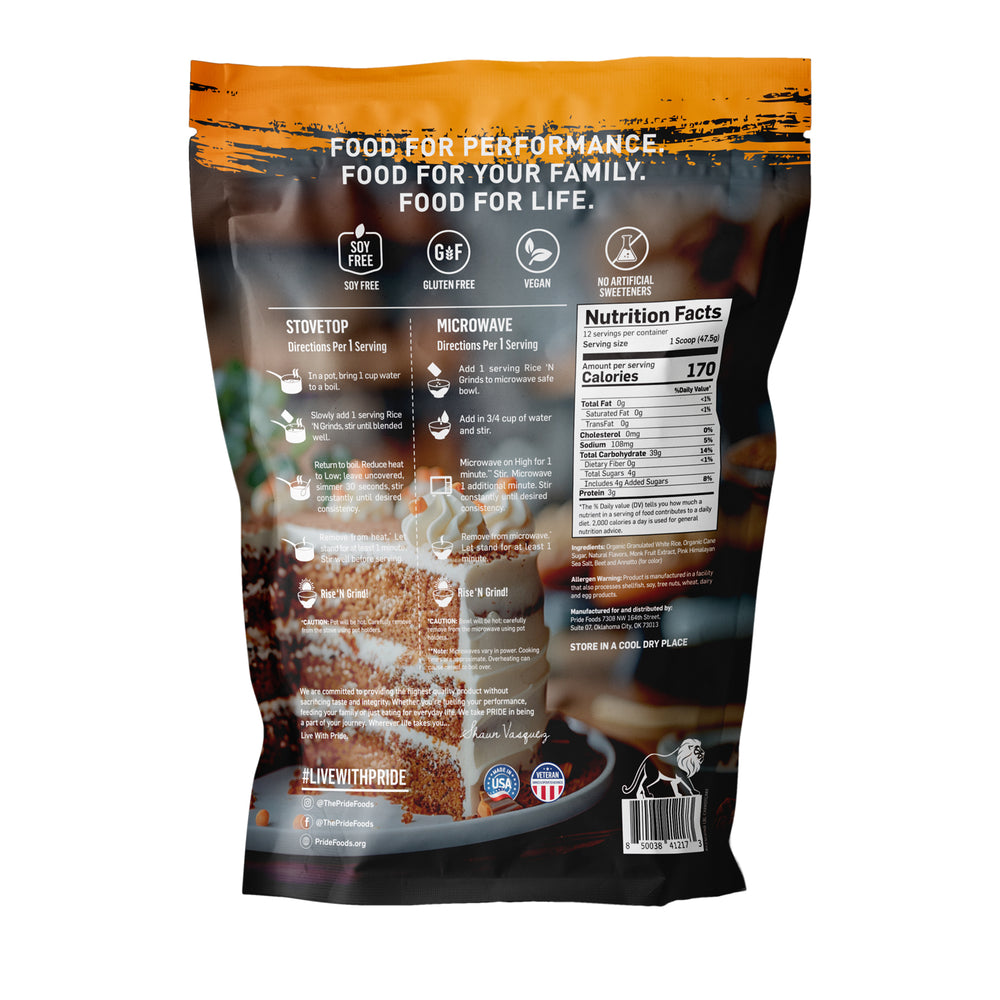 
                  
                    Rice 'N Grinds - Carrot Cake Limited Edition
                  
                
